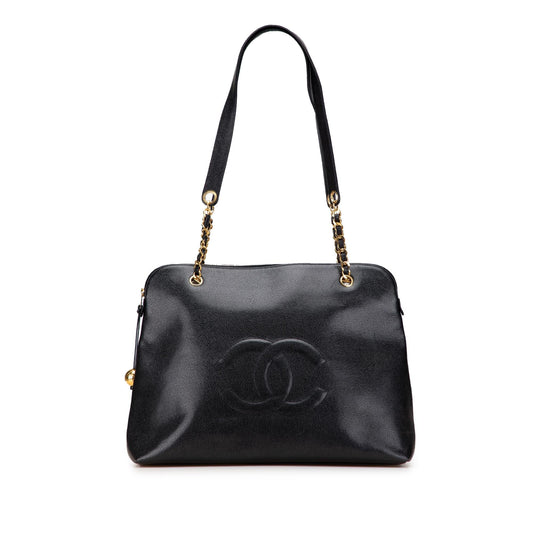 Chanel Gabrielle Caviar Black Tote Bag Style 3