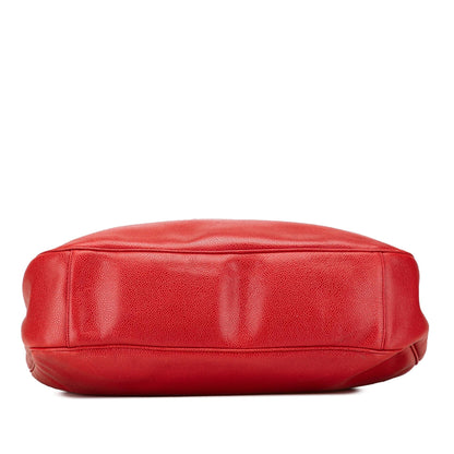 Chanel Gabrielle Caviar Red Tote Bag