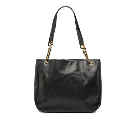 Chanel Gabrielle Caviar Black Tote Bag