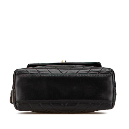 Chanel Gabrielle Lambskin Black Shoulder Bag Style 63