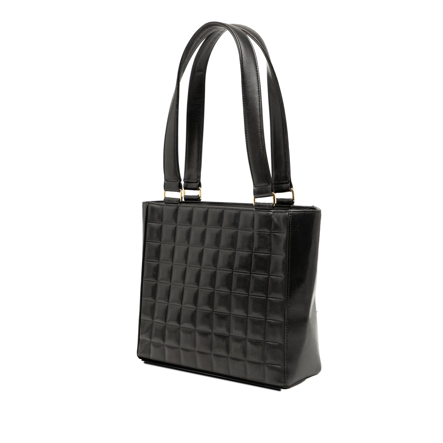 Chanel Cc Choco Bar Lambskin Tote
