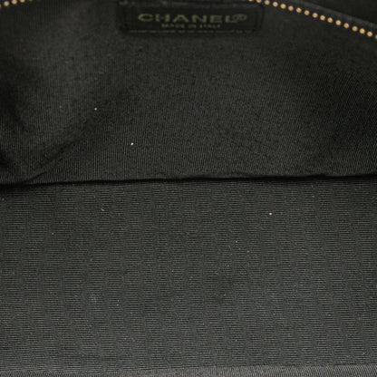 Chanel Cc Chocolate Bar Lambskin Tote