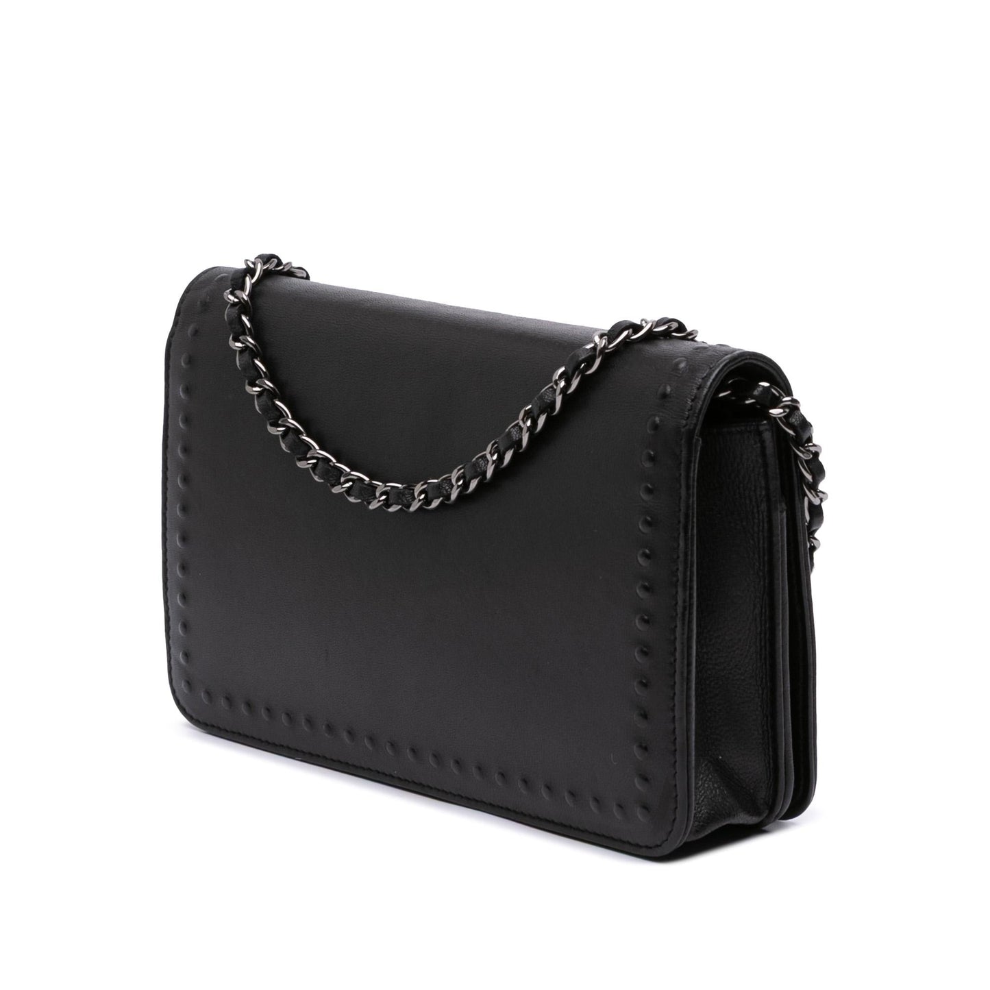 Chanel Gabrielle Lambskin Black Crossbody Style 4