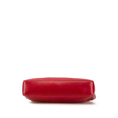 Chanel Gabrielle Lambskin Red Tote Bag Lambskin