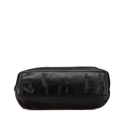 Chanel Cc Lambskin Tortoise Handle Tote