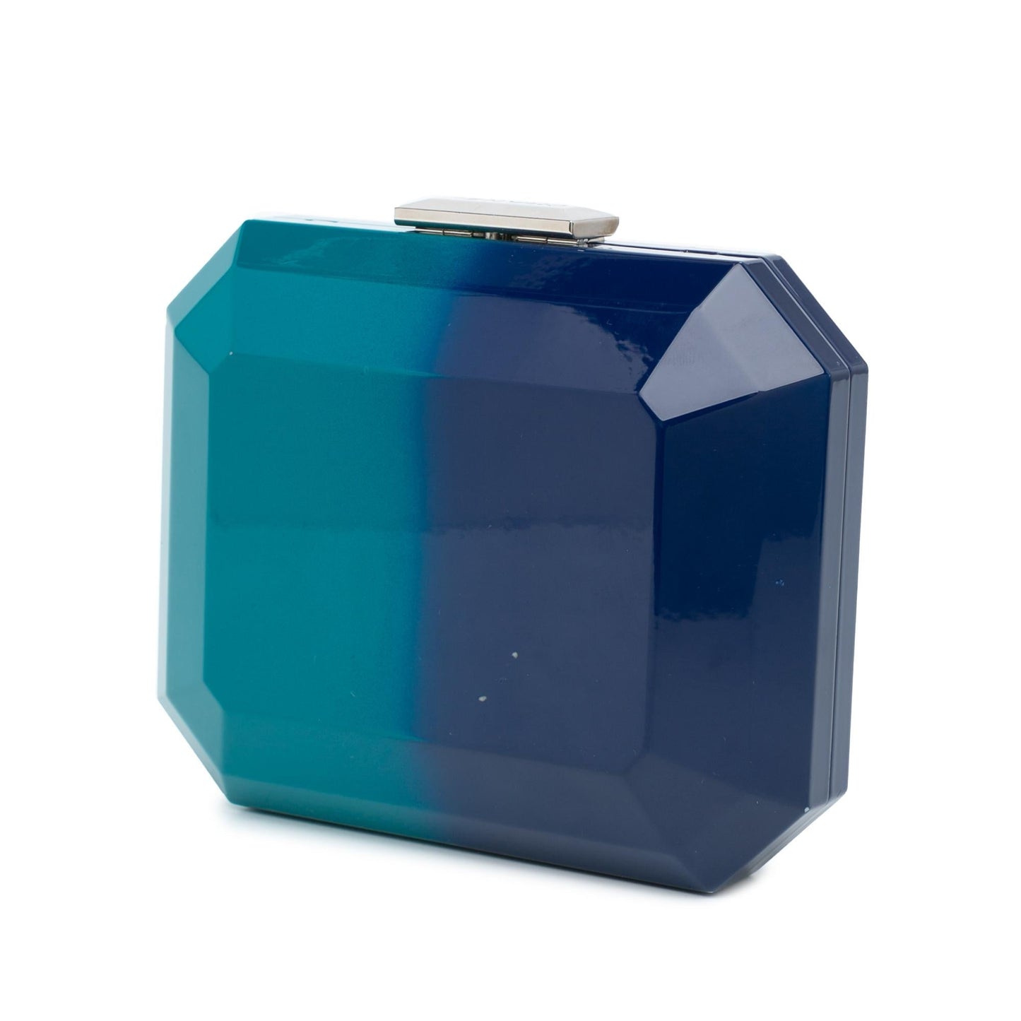 Chanel Cc Ombre Acrylic Clutch On Chain