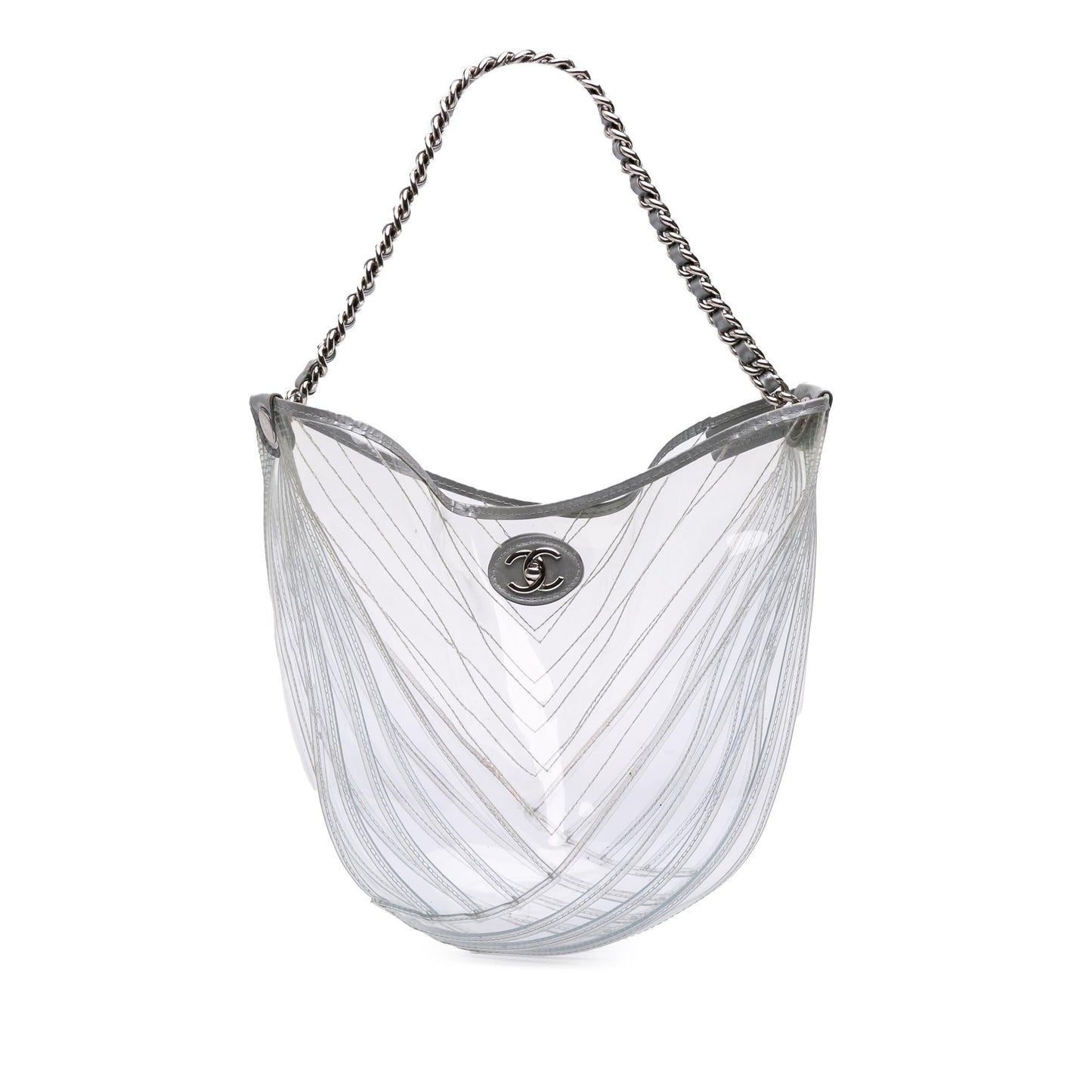 Chanel Gabrielle Silver Shoulder Bag