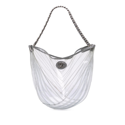 Chanel Gabrielle Silver Shoulder Bag