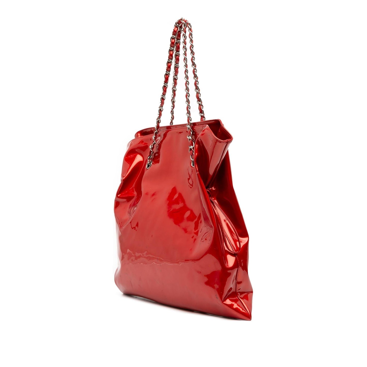 Chanel Cc Patent Crystal Strass Embellished Bonbons Tote