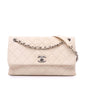 Chanel Cc Quilted Aged Calfskin Flap