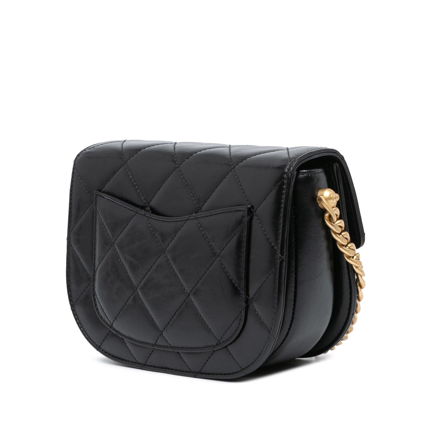 Chanel Gabrielle Calfskin Black Shoulder Bag Style 3