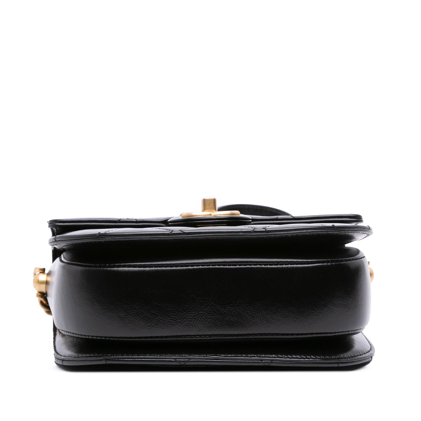 Chanel Gabrielle Calfskin Black Shoulder Bag