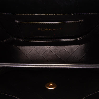 Chanel Gabrielle Calfskin Black Shoulder Bag