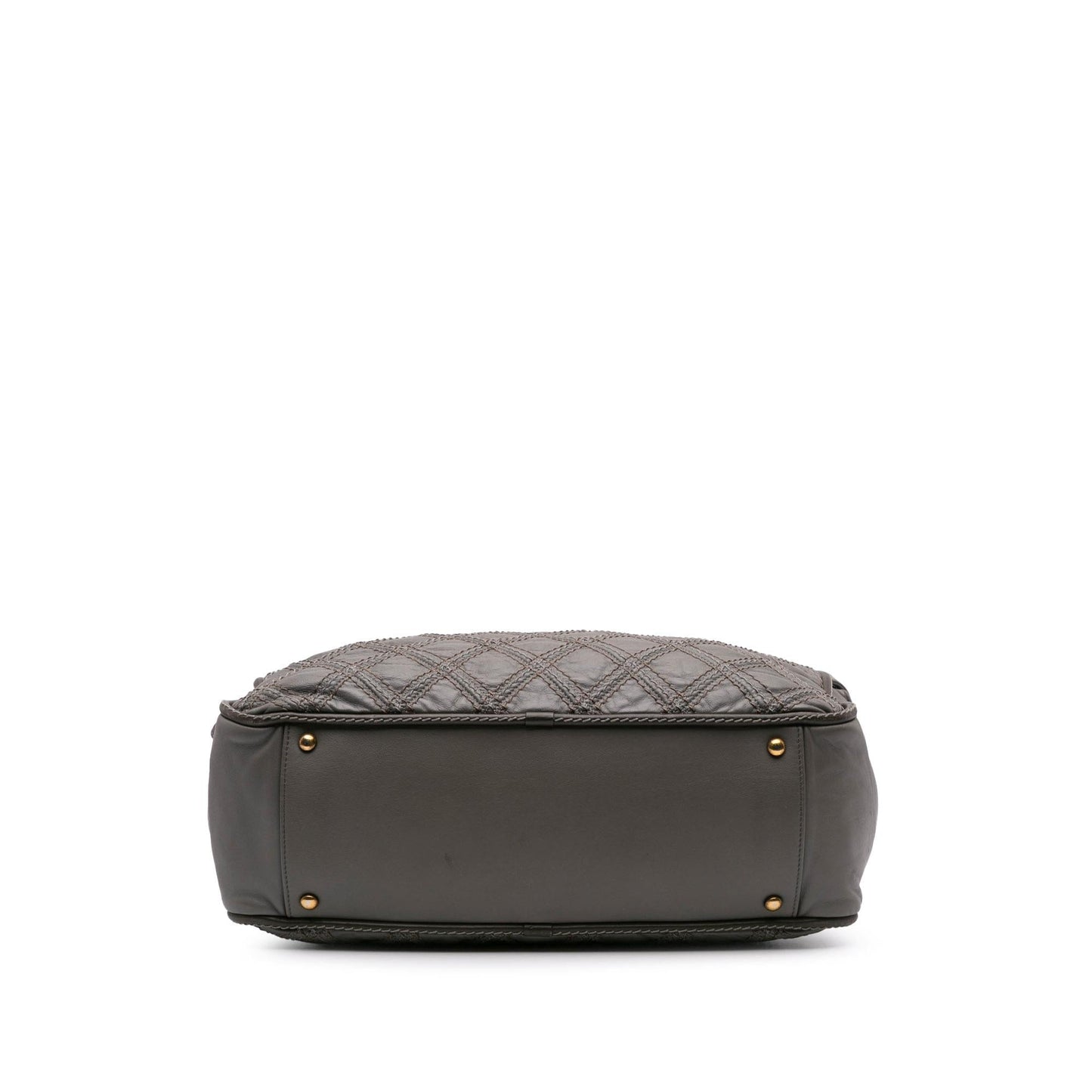 Chanel Cc Quilted Calfskin Triptych Tote