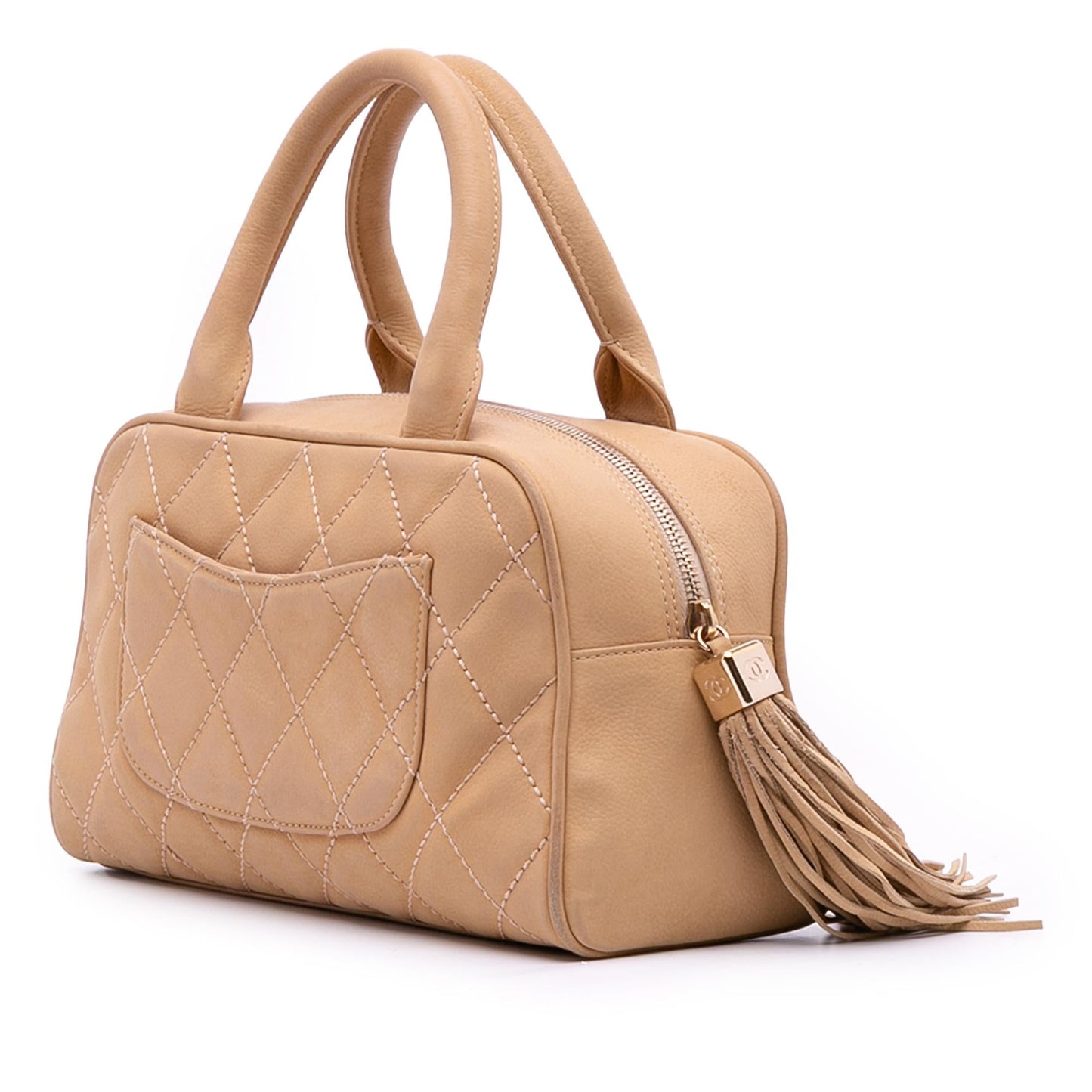 Chanel Gabrielle Caviar Brown Shoulder Bag Style 2