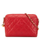 Chanel Cc Quilted Caviar Chain Camera Bag