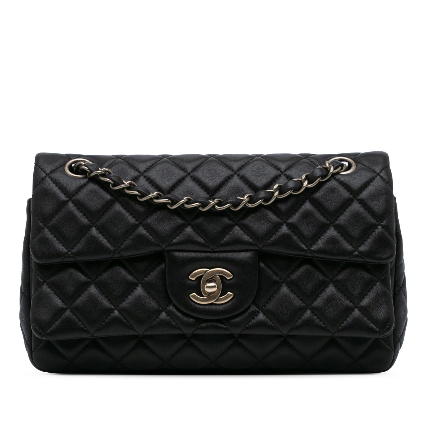 Chanel Gabrielle Lambskin Black Shoulder Bag Style 71