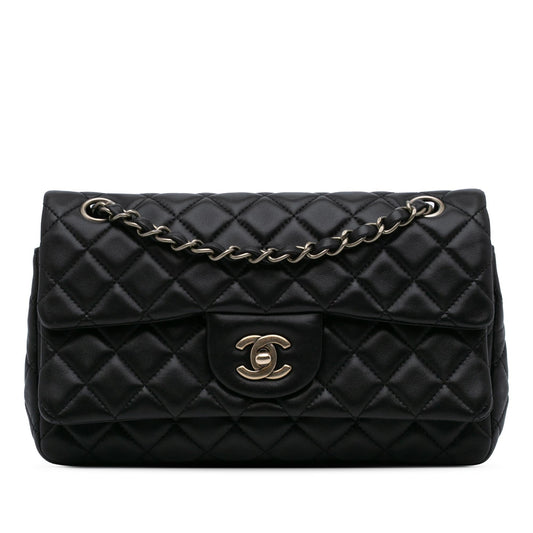 Chanel Gabrielle Lambskin Black Shoulder Bag Style 71