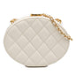 Chanel Cc Quilted Lambskin Frame Vanity Case