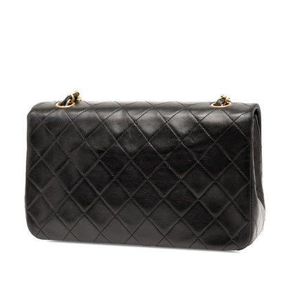 Chanel Cc Quilted Lambskin Full Flap
