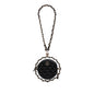 Chanel Cc Quilted Lambskin Round Chain Around Clutch With Chain