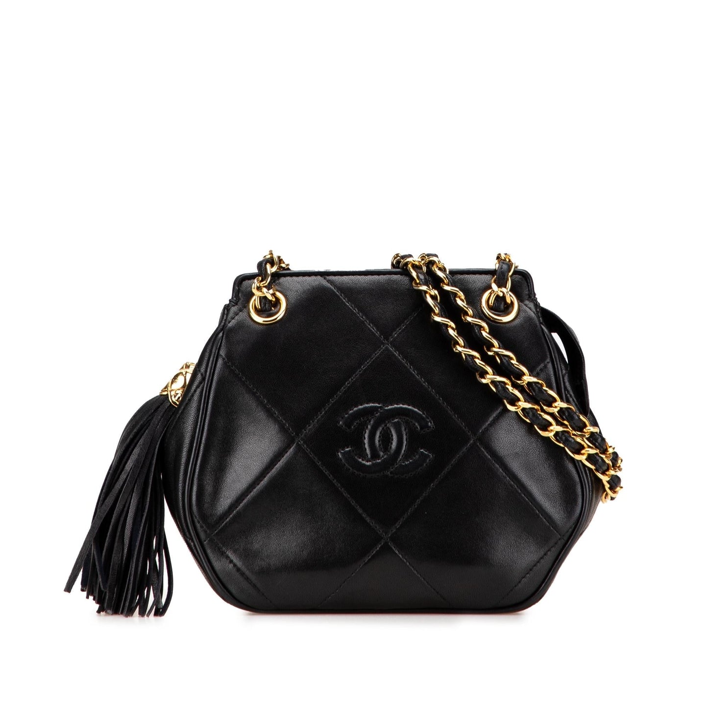 Chanel Gabrielle Lambskin Black Crossbody Style 2