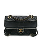 Chanel Cc Quilted Lambskin Tassel And Border Embellished Flap