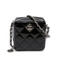 Chanel Gabrielle Patent Leather Black Shoulder Bag Style 20