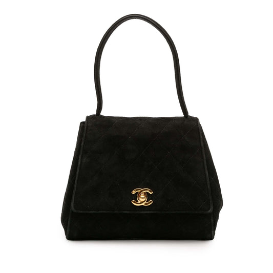 Chanel Gabrielle Quilted Black Shoulder Bag Quilted