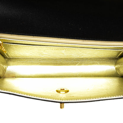 Chanel Gabrielle Satin Black Shoulder Bag