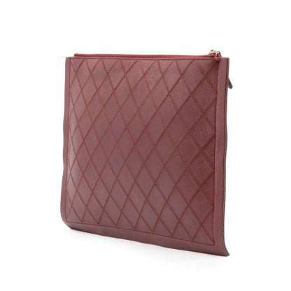 Chanel Gabrielle Lambskin Red Shoulder Bag Style 10