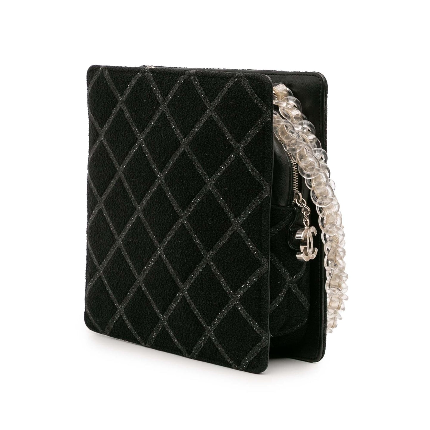 Chanel Cc Tweed Chain Fantasy Crossbody