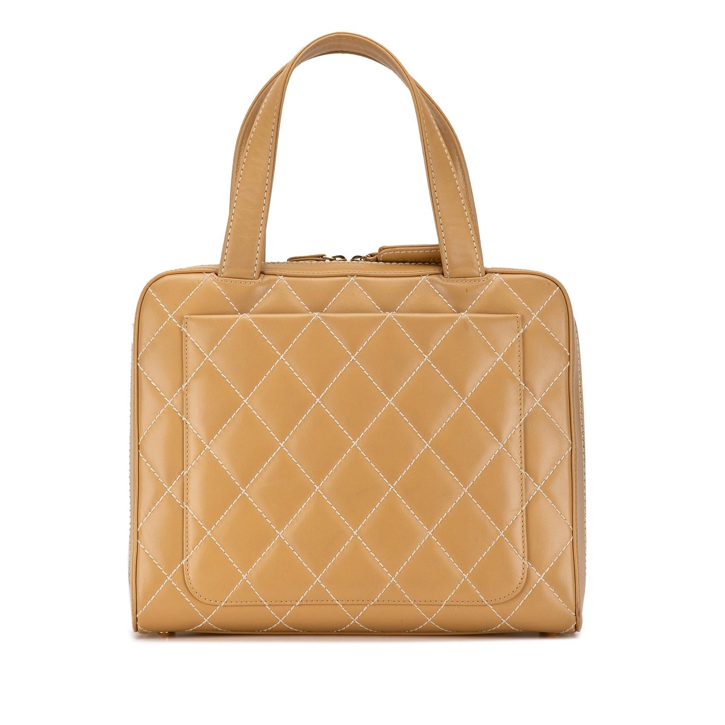 Chanel Gabrielle Lambskin Brown Shoulder Bag Style 15