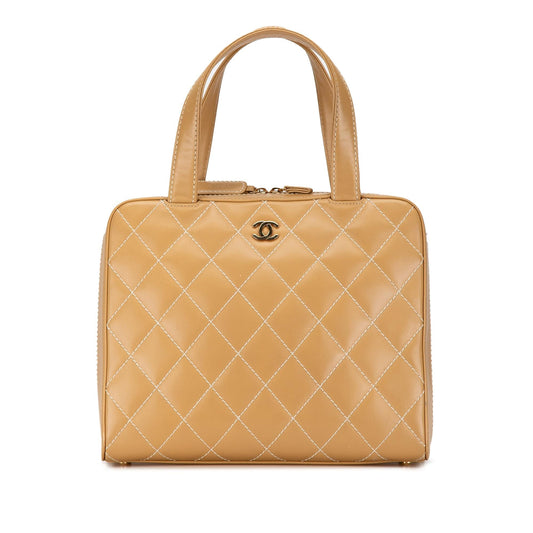 Chanel Gabrielle Lambskin Brown Shoulder Bag Style 15