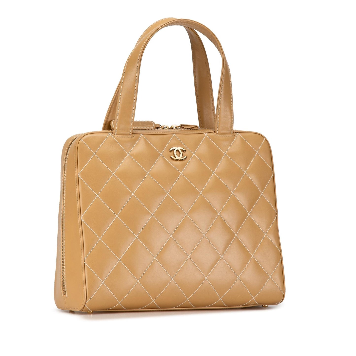Chanel Gabrielle Lambskin Brown Shoulder Bag Style 15