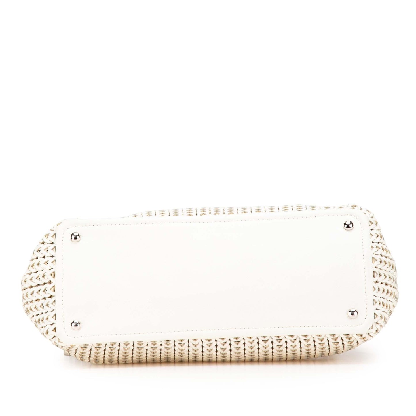 Chanel Cc Woven Caviar Shoulder Bag