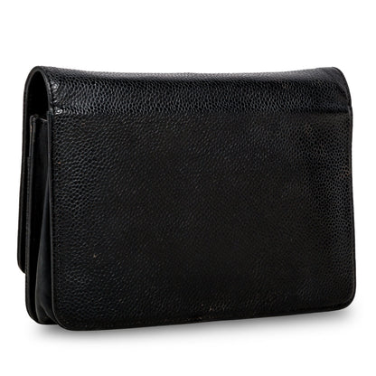 Chanel Wallet On Chain Caviar Black Crossbody Style 3