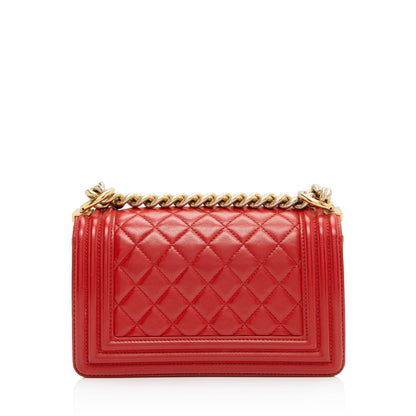 Chanel Calfskin Boy Small Flap Bag