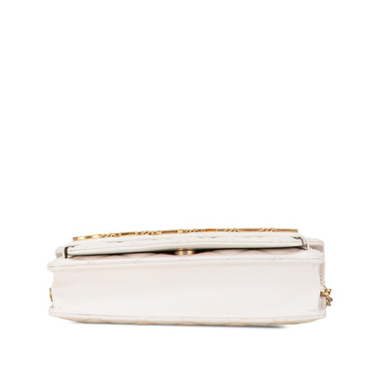 Chanel Calfskin Enchained Flap Wallet On Chain
