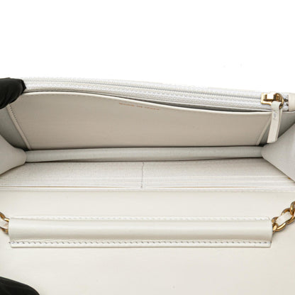 Chanel Calfskin Enchained Flap Wallet On Chain