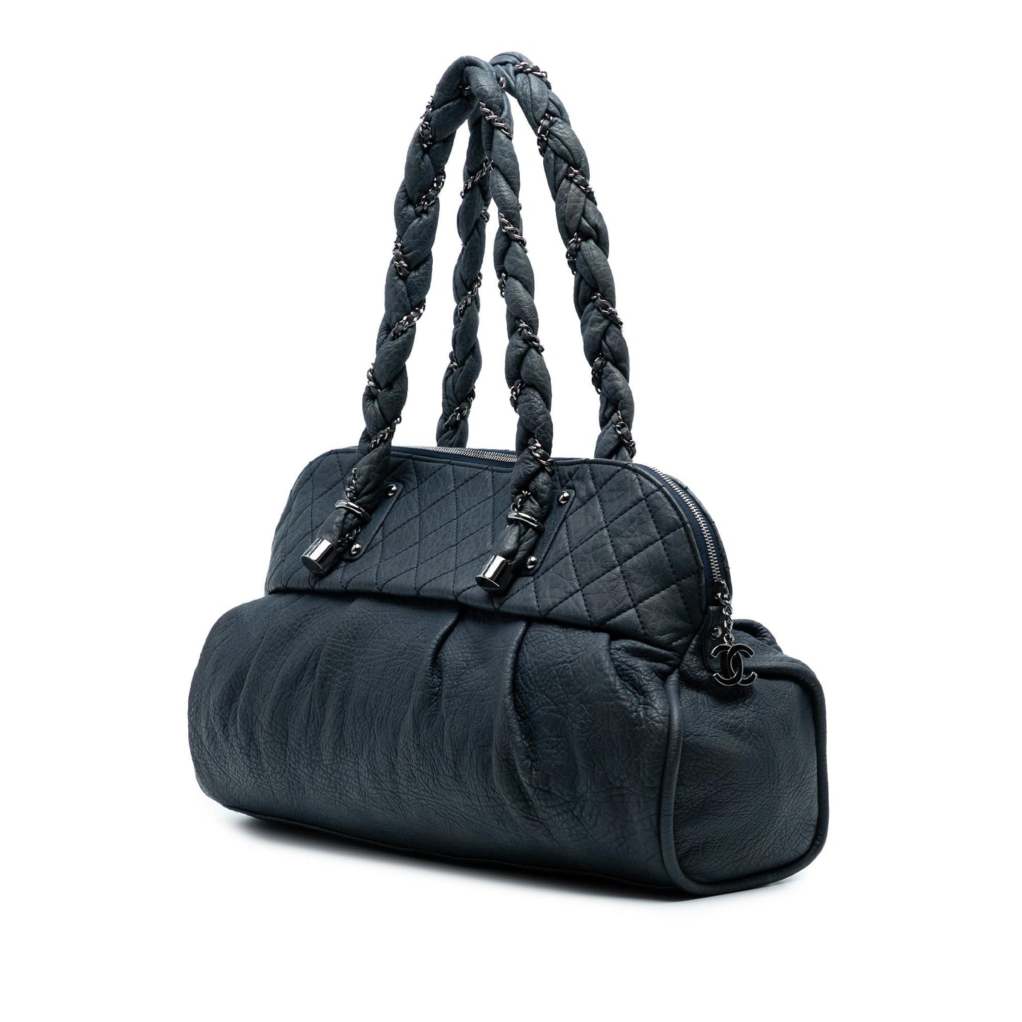 Chanel Calfskin Braid Shoulder Bag