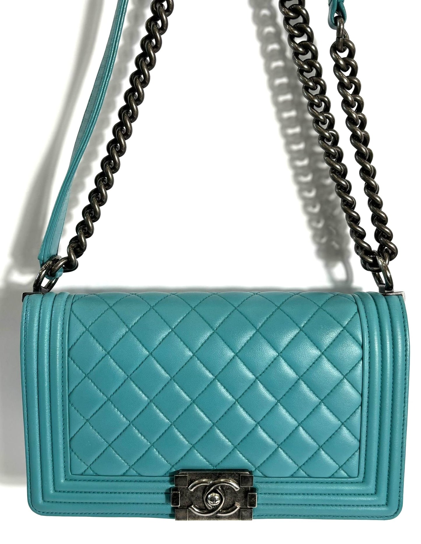 Chanel Boy Medium Quilted Calfskin Shoulder Bag