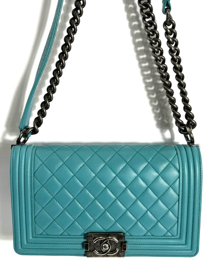 Chanel Boy Medium Quilted Calfskin Shoulder Bag
