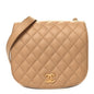 Chanel Flap Quilted Calfskin Leather Shoulder Bag