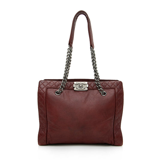 Chanel Boy Calfskin Luxury Tote