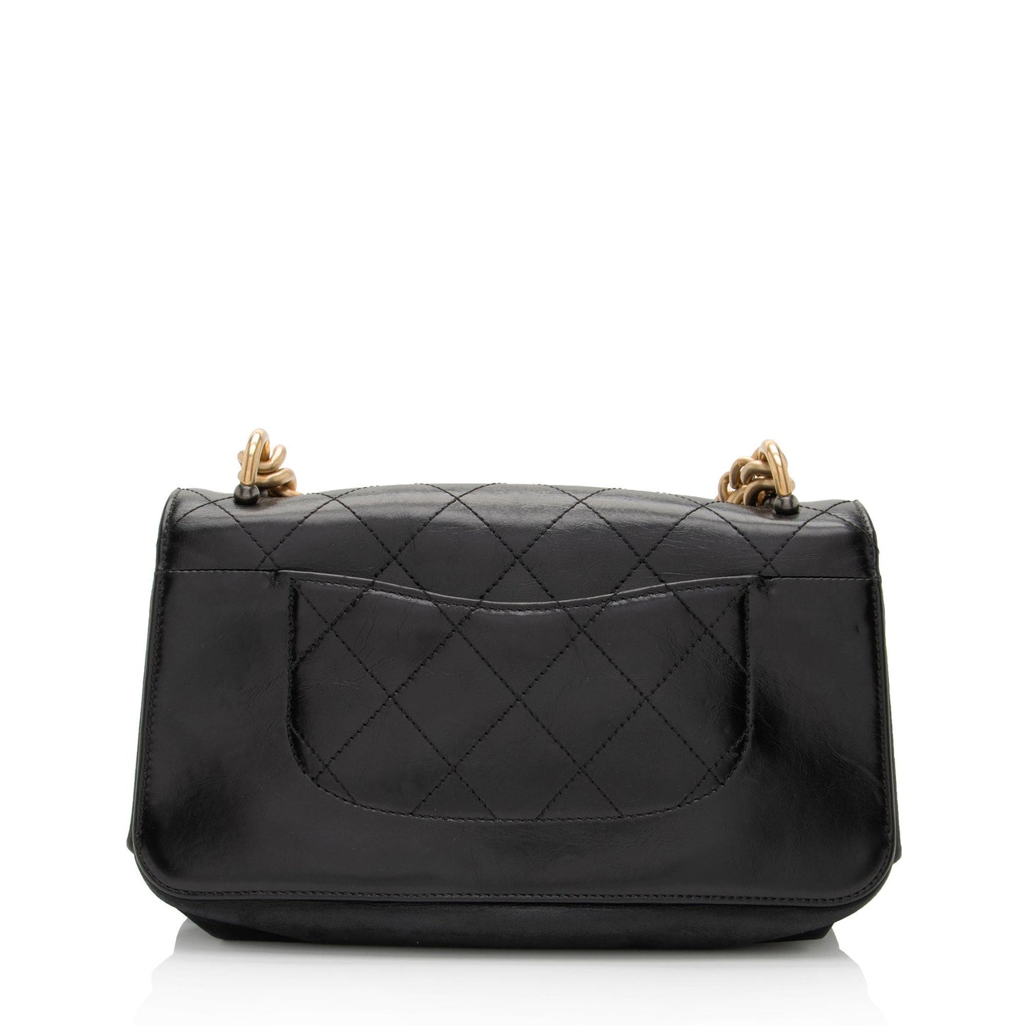 Chanel Flap Small Calfskin Shoulder Bag