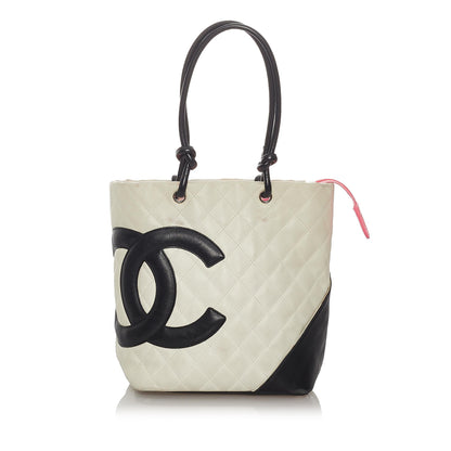 Chanel Cambon Lambskin Leather Tote