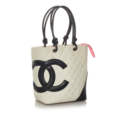 Chanel Cambon Lambskin Leather Tote