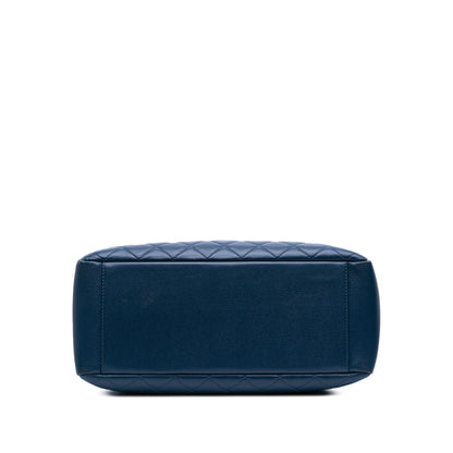Chanel Gabrielle Caviar Blue Tote Bag