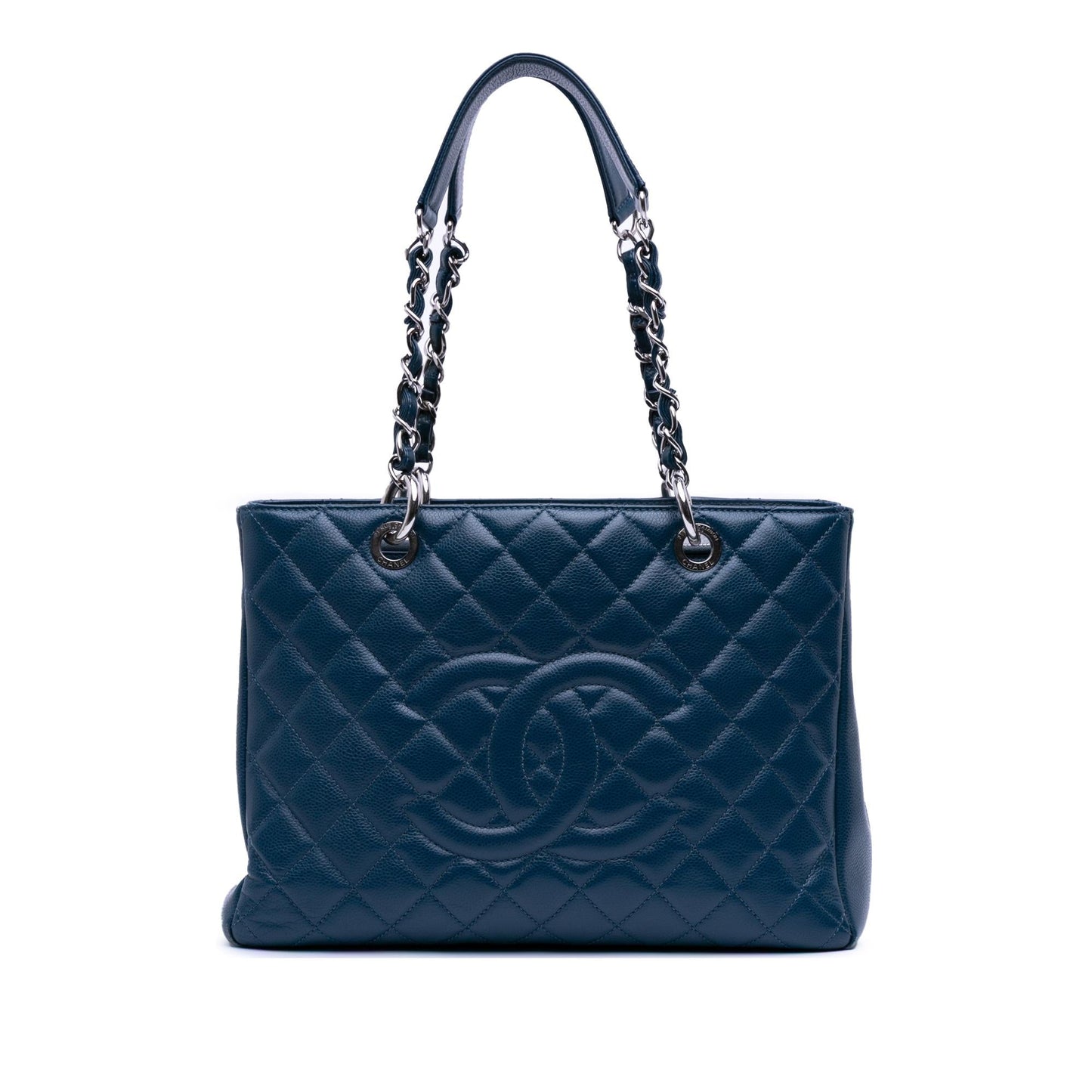 Chanel Gabrielle Caviar Blue Tote Bag